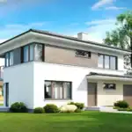 Проект двухэтажного дома 172 м²