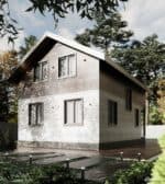 Проект каркасного двухэтажного дома 90 м² — изображение 4