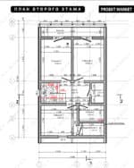 Проект каркасного двухэтажного дома 100 м² — изображение 3