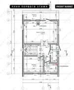 Проект каркасного двухэтажного дома 100 м² — изображение 2