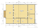 Барнхаус проект дома 64 м² (+ терасса 23 м²) — изображение 2