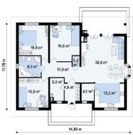Проект дома 140 м² — изображение 2