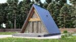 A-frame проект дома 33 м² (+ терраса 10 м²)