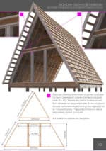 A-frame проект дома 33 м² (+ терраса 10 м²) — изображение 6