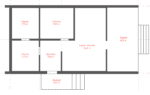 Барнхаус проект дома 52 м² (+ терасса 18 м²) — изображение 5