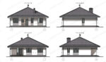 Проект дома с тремя типами фундаментов 123 м² — изображение 13
