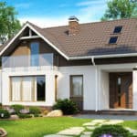 Проект двухэтажного дома 162 м²