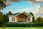 Проект дома со вторым светом 122 м² (+ терраса 19 м²)