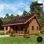 Проект каркасного дома KD-91 https://proekt-market-shop.ru/