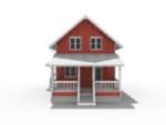 Проект каркасного двухэтажного дома 90 м² (+ терраса 15 м²) — изображение 3