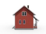 Проект каркасного двухэтажного дома 90 м² (+ терраса 15 м²) — изображение 6