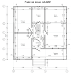 Проект каркасного одноэтажного дома 91 м² — изображение 2
