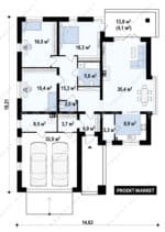 Проект дома 176 м² — изображение 2