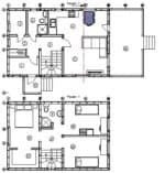 Проект каркасного двухэтажного дома 90 м² (+ терраса 15 м²) — изображение 2