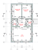 Проект каркасного дома 55 м² (+ чердак 36 м²) — изображение 14
