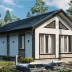 Проект каркасного дома 55 м² (+ чердак 36 м²)