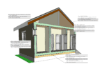 Проект каркасного дома 55 м² (+ чердак 36 м²) — изображение 7