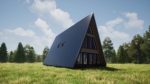 A-frame проект дома 135 м² (+ терраса 25 м²) — изображение 10