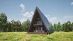A-frame проект дома 135 м² (+ терраса 25 м²) — изображение 5