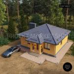 Проект дома с 4 спальнями 79 м2 https://proekt-market-shop.ru/
