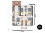 Проект дома с 4 спальнями 79 м2 https://proekt-market-shop.ru/