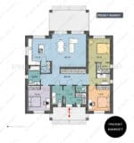 Проект дома 123 м2 со вторым светом https://proekt-market-shop.ru/