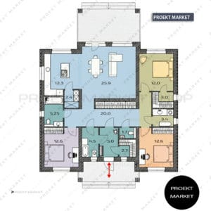 Проект дома 123 м2 со вторым светом https://proekt-market-shop.ru/